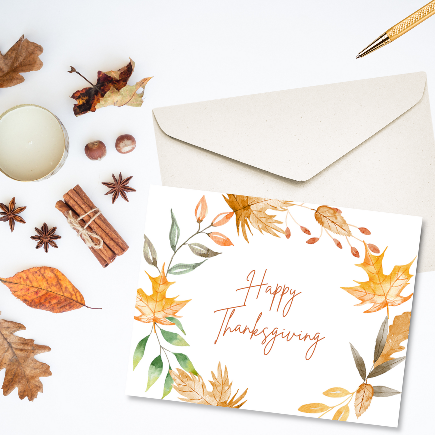 Happy Thanksgiving Note Cards