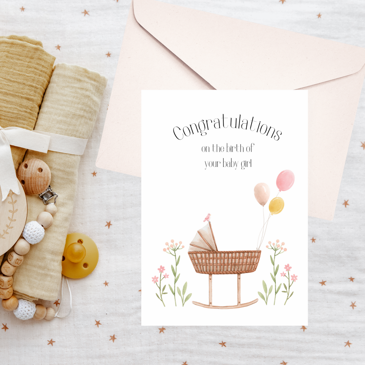 New Baby Welcome Card