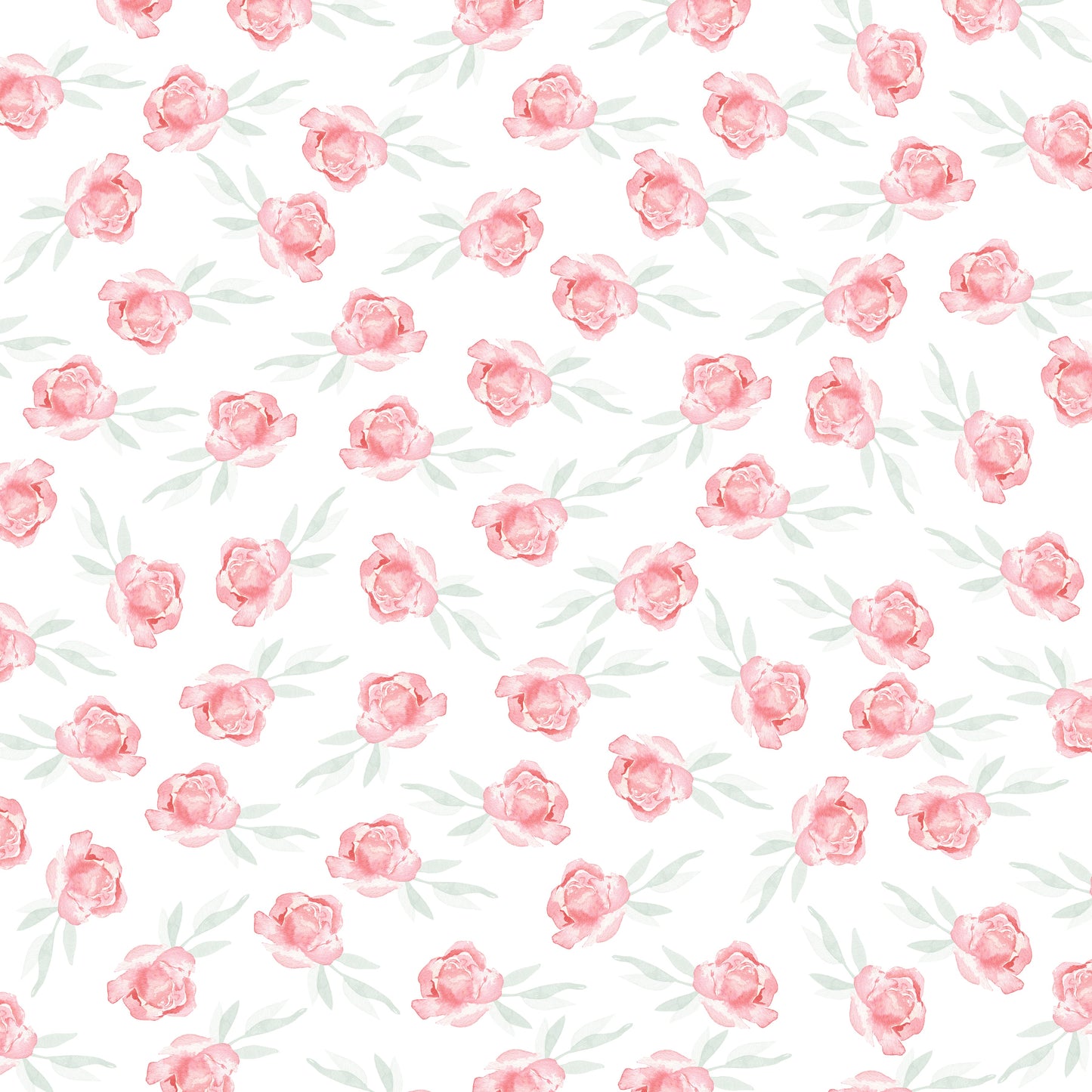 Printed Pink Rosebud Envelope Liners