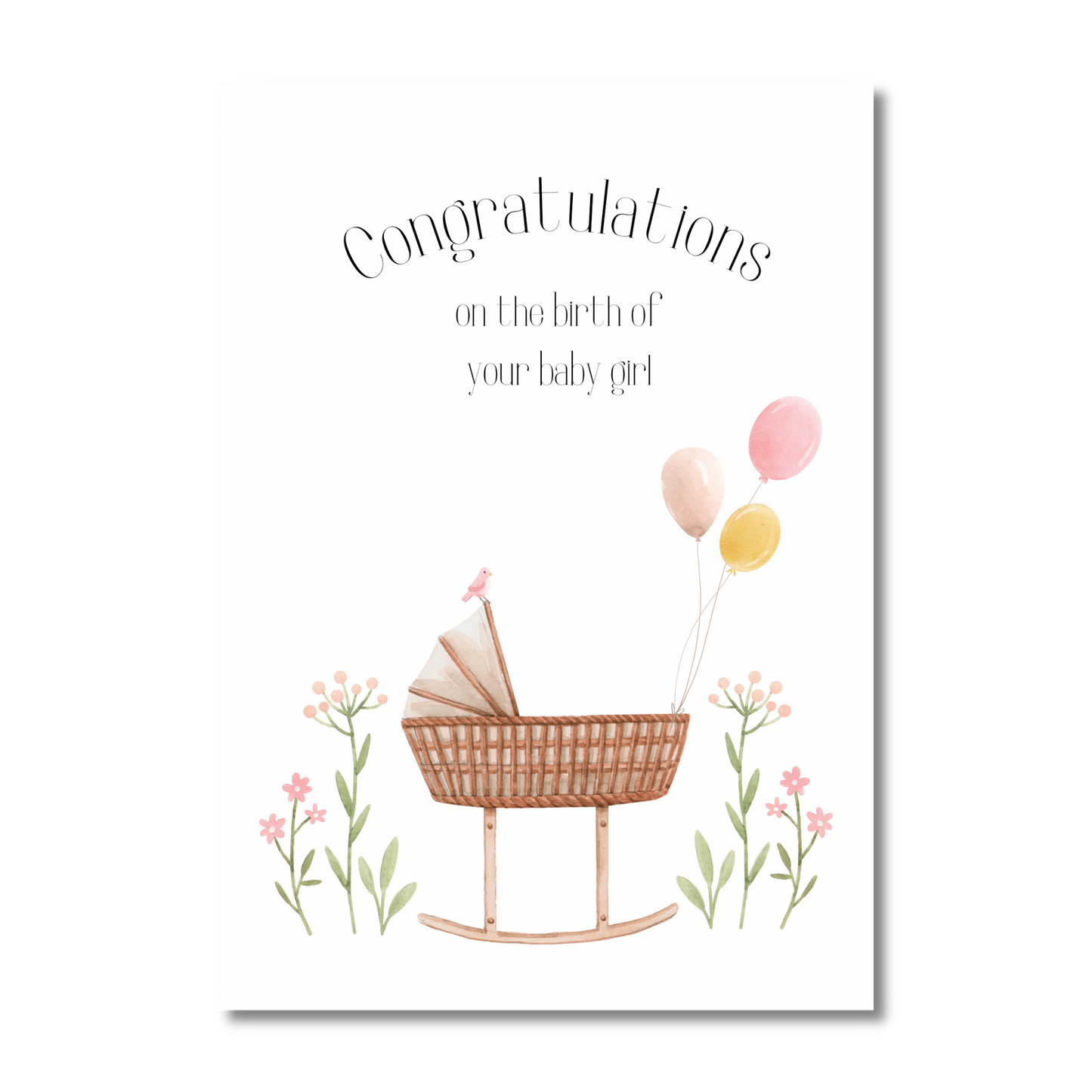 New Baby Welcome Card