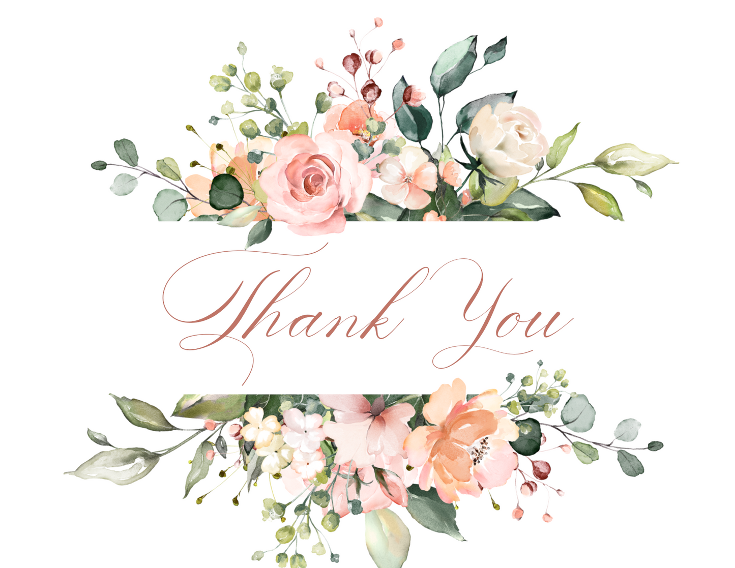 Pink Rose Frame Note Cards