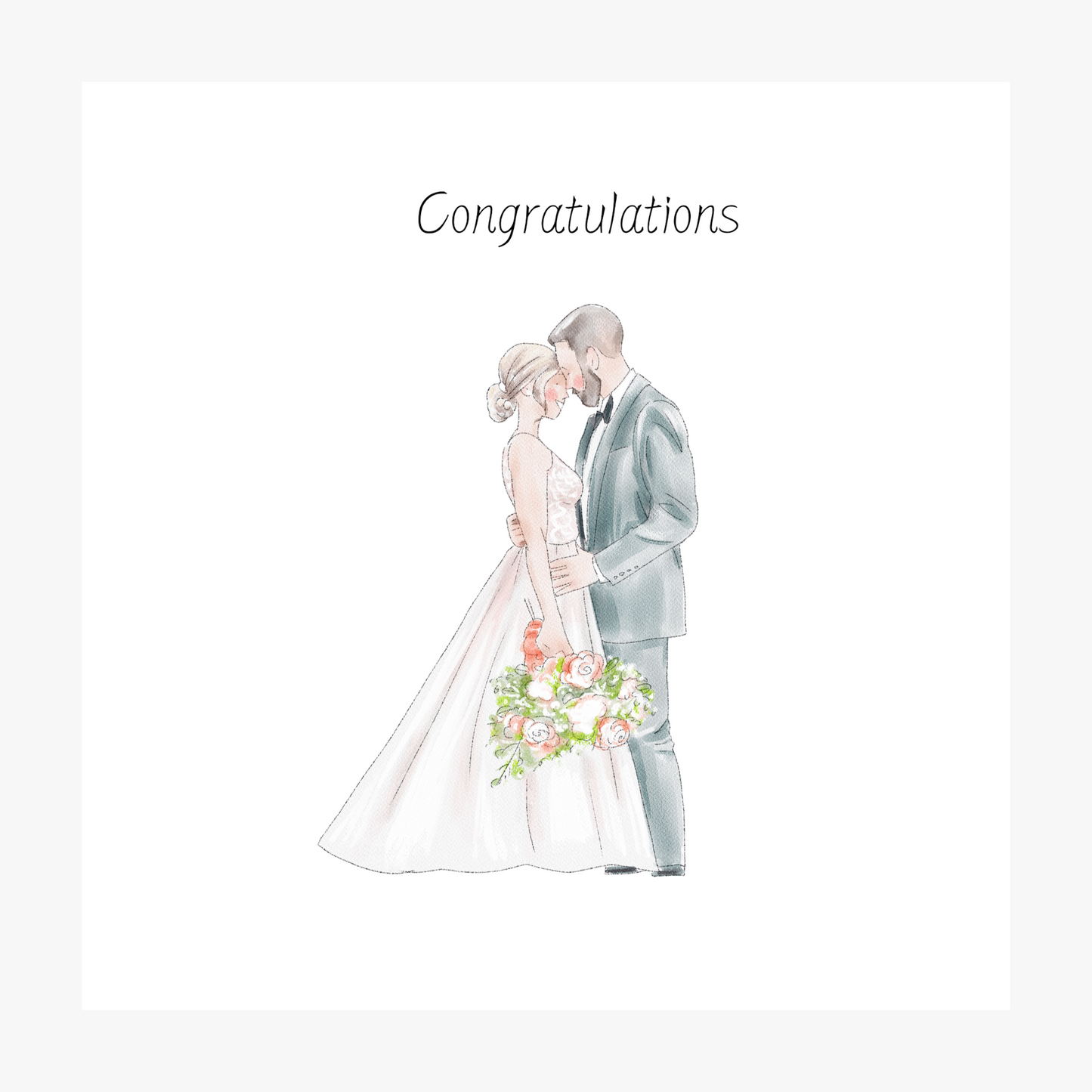 Wedding Couple Gift Enclosure Card