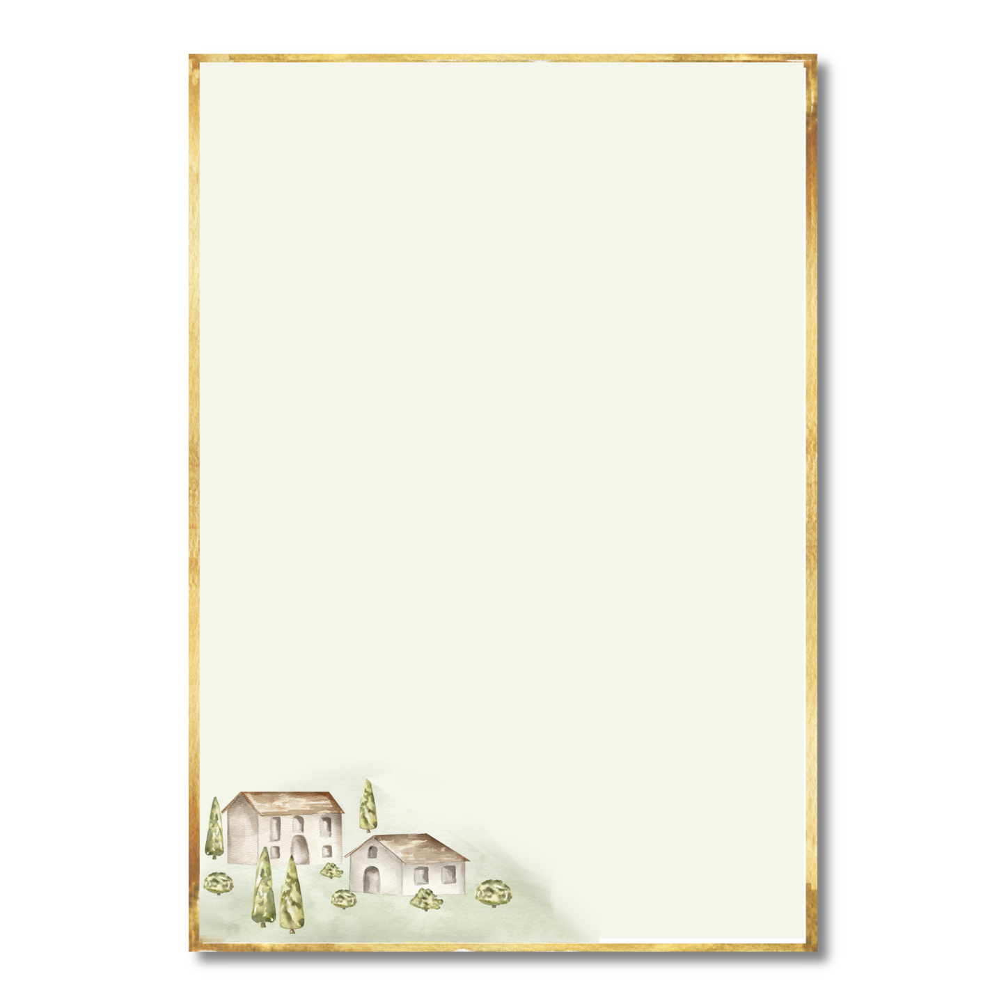 Tuscan Scene Watercolor Note Pad