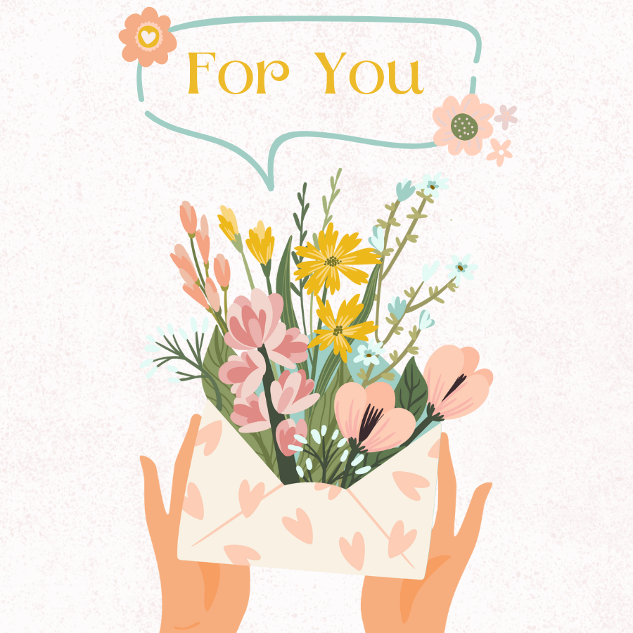 Floral Envelope Gift Enclosure Card