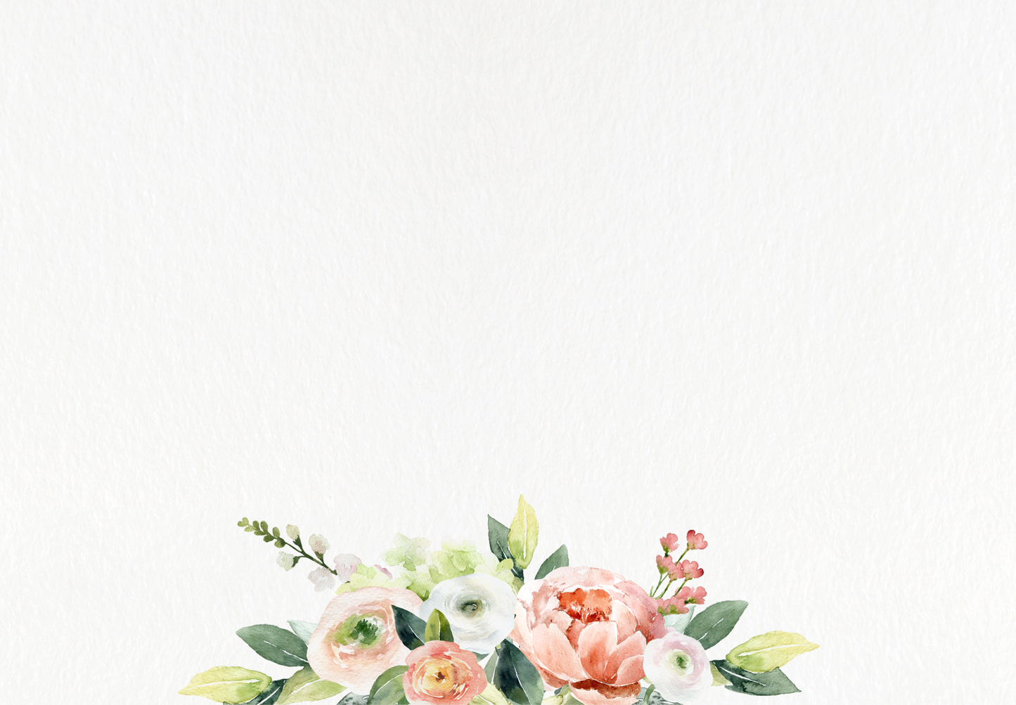 Rose Arrangement Flat Note Card Set