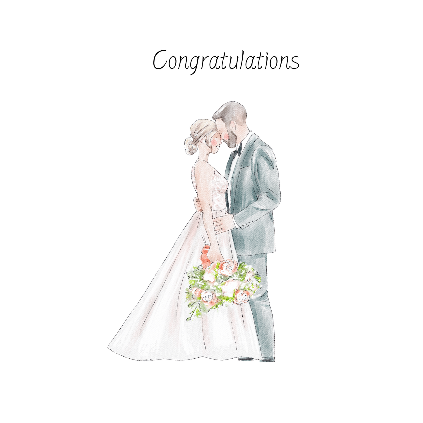 Wedding Couple Gift Enclosure Card